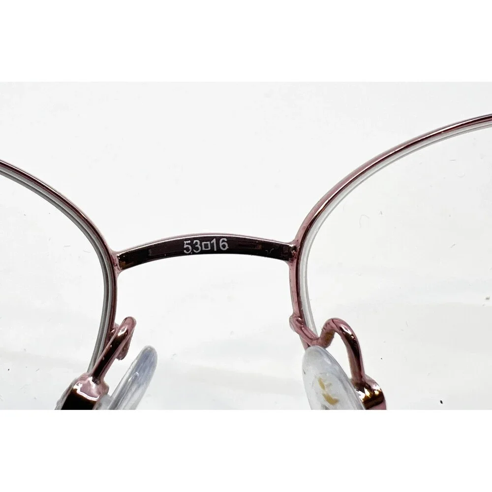 Gloria Vanderbilt Eyeglasses Womens Burgundy Semi-Rimless Metal Frames 53-16-135